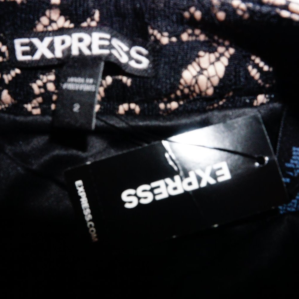 NWT Express Lace Pencil Skirt - Picture 5 of 5